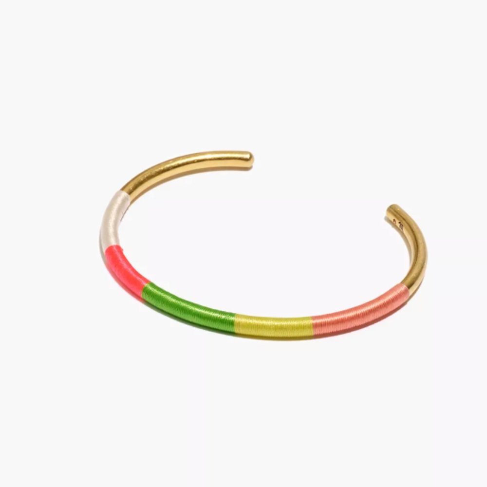 Madewell Neon Wrapped Cuff Bracelet